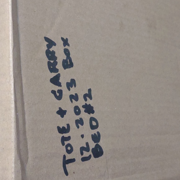 TOTENCARRY Boho Tribal Print STANDARD DUFFLE in Blue Trim (Unisex) - Picture 12 of 16